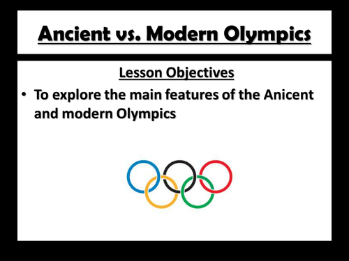 Olympic Games (ancient to modern)