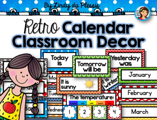 Calendar Classroom Decor