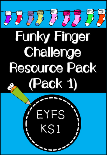 Funky Fingers Challenge Pack 1 Eyfs Ks1 Teaching Resources