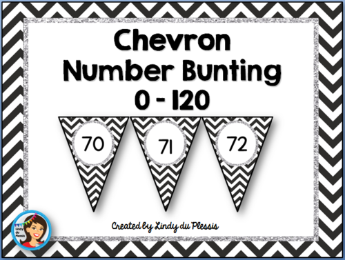 Number Line 1 - 120 Bunting