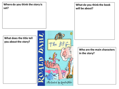 Printables Bfg Worksheets responses to bfg worksheet by ljj290488 teaching resources tes