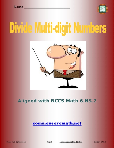 Dividing Multi-Digit Numbers - 6.NS.2