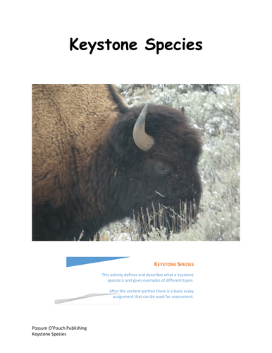 Keystone Species Teaching Resources