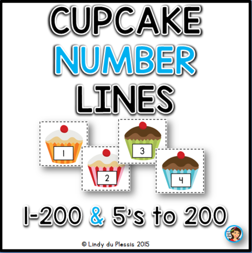 Number Line (Cupcake theme)