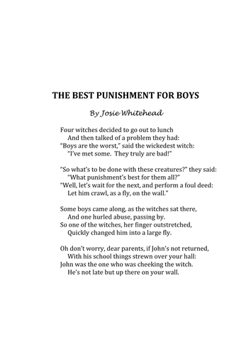 Not done your homework by josie whitehead 04 image