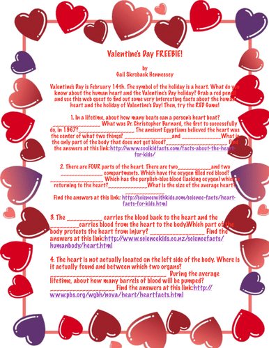 Valentine's Day FREEBIE