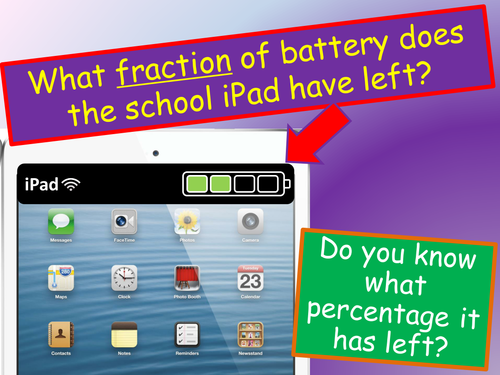 A simple powerpoint to introduce percentages and find their decimal and fraction equivalences KS2