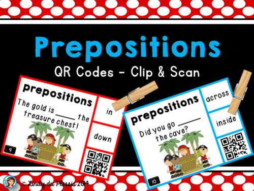 Prepositions Task Cards