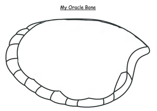 Blank Oracle Bone Template
