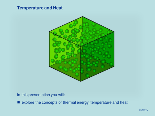 Heat Energy - Temperature and Heat