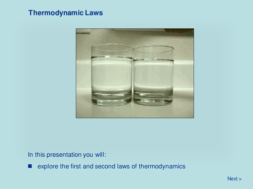 Heat Energy - Thermodynamic Laws