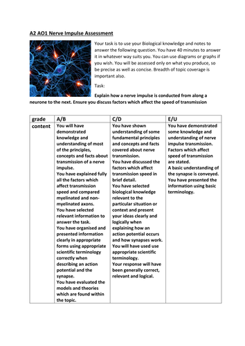 A2 nerve impulse assessment