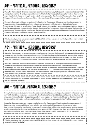 Exposure by Wilfred Owen