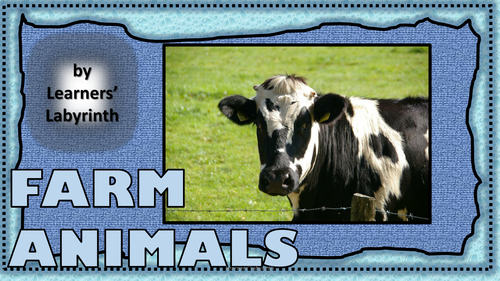 Science- KS1- Habitats -Farm Animals