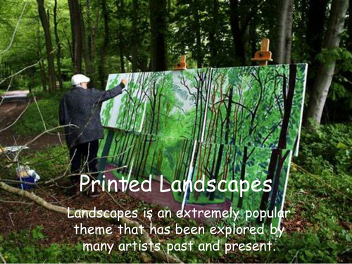 Art and Design Scheme of Work: PRINTED LANDSCAPE! (Print)