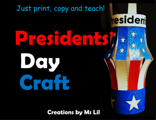 Presidents ::  Presidents Day Craft  ::  Presidents Day Activity