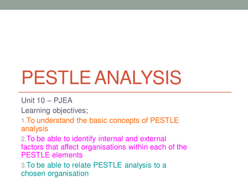 PEST Analysis