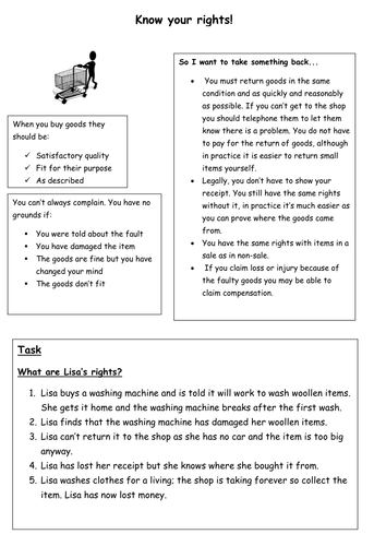Consumer Law Introduction / Sale of Goods Act