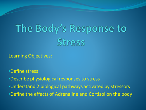 Stress Biological Psychology, Immune System, Life Events, Workplace Stress, Personality and Therapy
