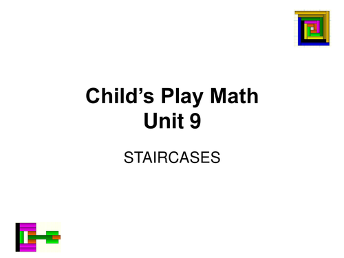 Child's Play Maths:  Video Units 9 - 12