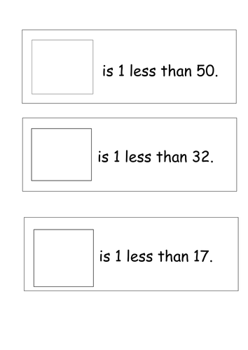 1 more and 1 less Activity Cards (Differentiated) 