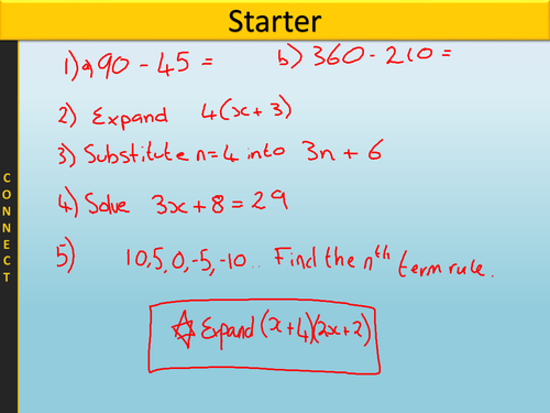 Basic Angle Facts Lesson