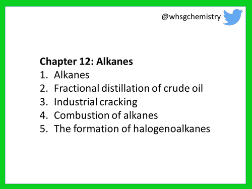 New (2016) AQA Chemistry A Level: Part 12 - Alkanes