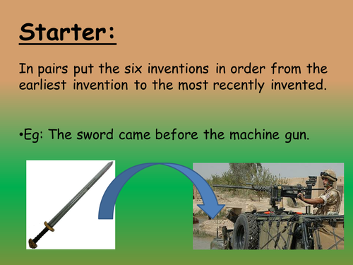 Chronology skills lesson