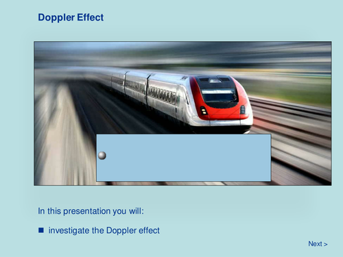 Waves and Vibrations - Doppler Effect