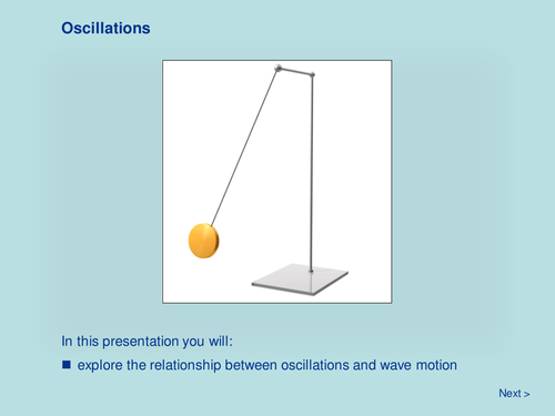 Waves and Vibrations - Oscillations