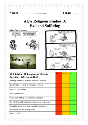 Evil and Suffering Booklet