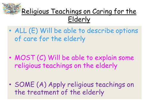 Religious Views on Caring For the Elderly