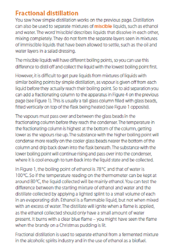 New AQA (2016) Chemistry C1 - Atomic Structure, Lesson 4 - Fractional Distillation & Chromatography