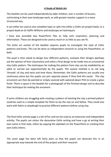 A Study of Welsh Art (Celts and Sir Kyffin Williams)