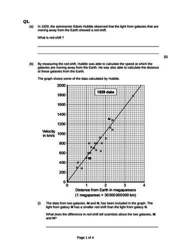 GCSE 9-1 Physics  Red shift and expanding universe
