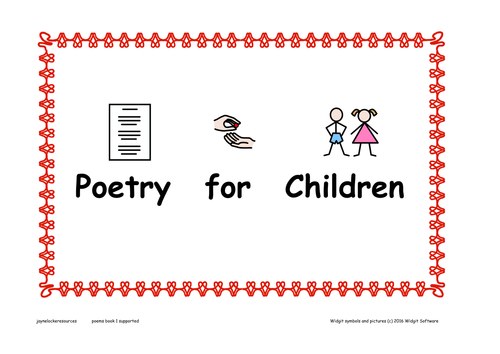 Poems for Children ( Symbol Supported)