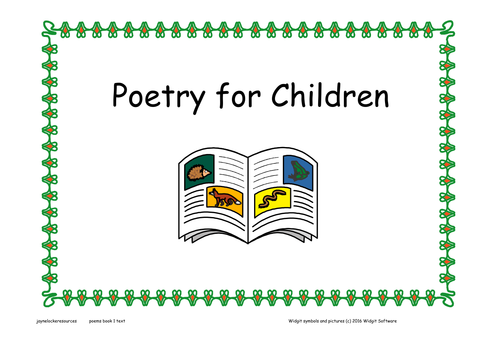 Poems for Children ( text version) 