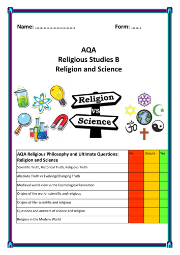 AQA Religion and Science