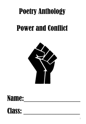Power and Conflict Anthology - AQA 2017 Onwards