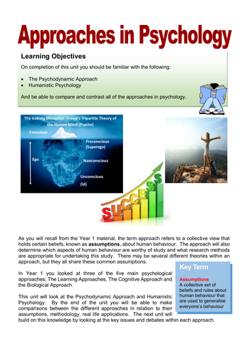 Year 2 Student Workbook  - Approaches in Psychology