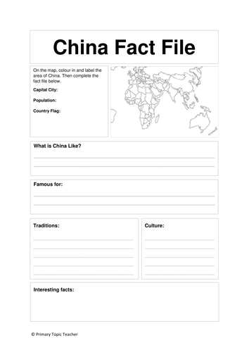Chinese New Year / China Activity Pack KS2