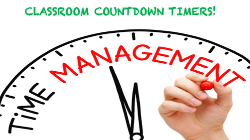 TIME MANAGEMENT BUNDLE, Classroom Countdown Timers (MP4)
