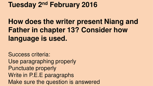 Chinese Cinderella SOW