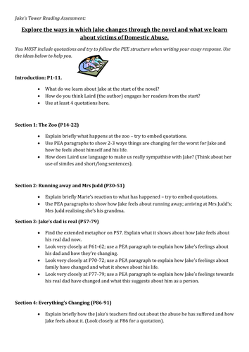 Jake's Tower - Reading Assessment