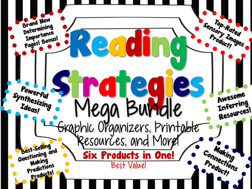 Intermediate Reading Strategies Resources Bundle