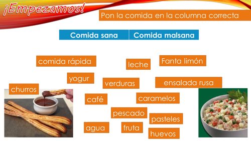 KS3/4: Una dieta sana