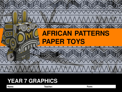 GRAPHICS PROJECT KS3  AFRICAN PATTERNS