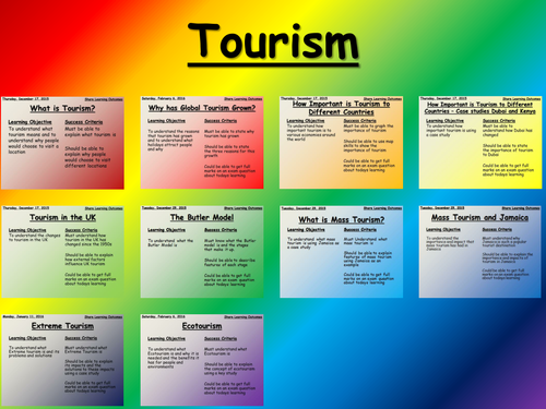 AQA Tourism Scheme and Resources