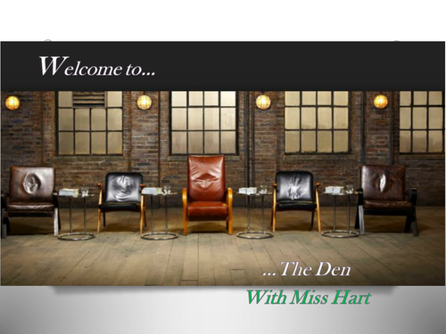 GCSE Business - The Den project