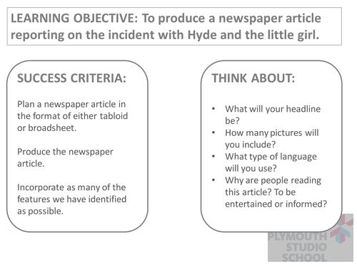 Jekyll and Hyde complete unit resources